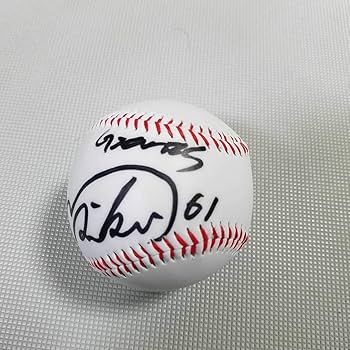 巨人　ジャイアンツ　リチャード選手　サインボール　投げ入れ　投げ込み　直筆　52 巨人 ジャイアンツ リチャード選手 サインボール 投げ入れ 投げ込み